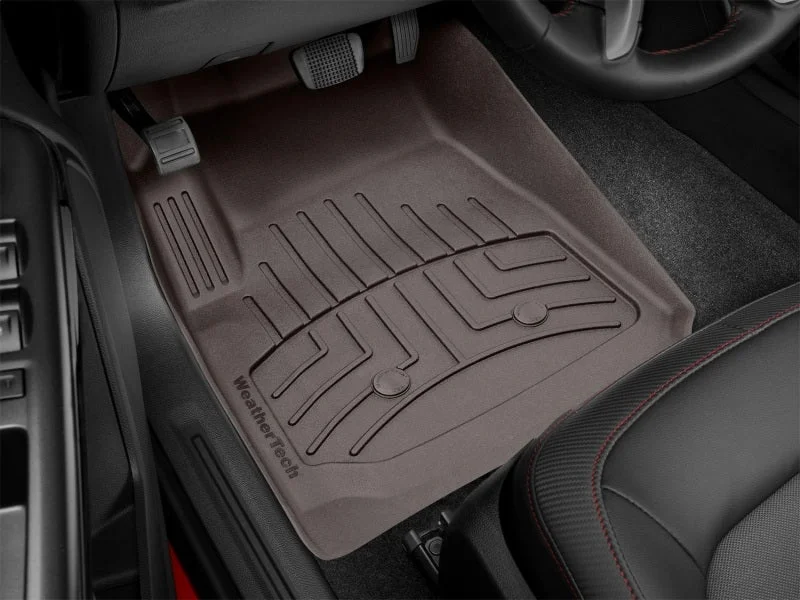 WeatherTech 15-22 Chev Colorado / GMC Canyon EXT Cab/CC (Carpeted Floor) Front FloorLiner HP - Cocoa - Additional View 8