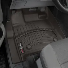 WeatherTech 2016+ Ford F-150 Front FloorLiner - Cocoa - Back View