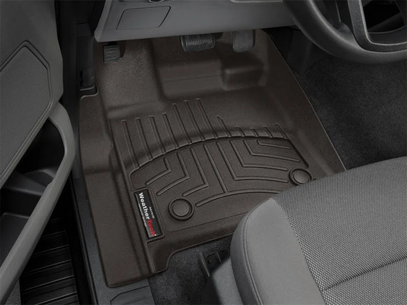 WeatherTech 2016+ Ford F-150 Front FloorLiner - Cocoa - Back View