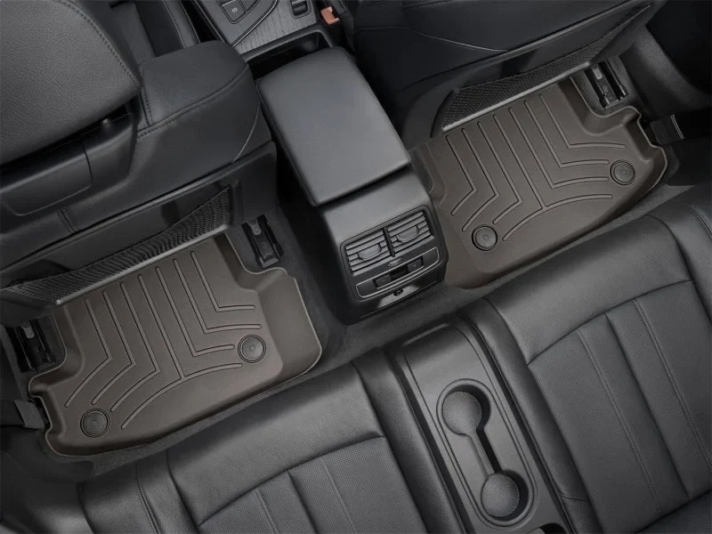 WeatherTech 2018+ Audi A5/S5 Rear FloorLiner - Cocoa - Side View