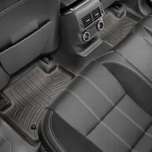 WeatherTech 2017+ Jaguar F-Pace Rear FloorLiner - Cocoa - Installation View