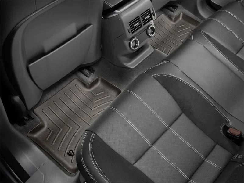 WeatherTech 2017+ Jaguar F-Pace Rear FloorLiner - Cocoa - Installation View