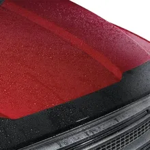 WeatherTech 2020+ Nissan Sentra Hood Protector - Black - Side View