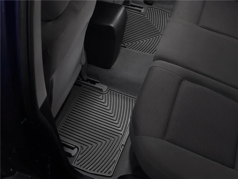 WeatherTech 03-09 Mercedes-Benz E-Class (W211) Rear Rubber Mats - Black - Installation View