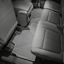 WeatherTech 09+ Ford F150 Super Cab Rear Rubber Mats - Grey - Additional View 5
