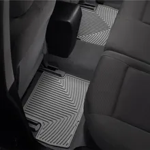 WeatherTech 07-13 BMW X5 Rear Rubber Mats - Grey - Back View