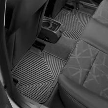 WeatherTech 04+ BMW X3 Rear Rubber Mats - Black - Additional View 5