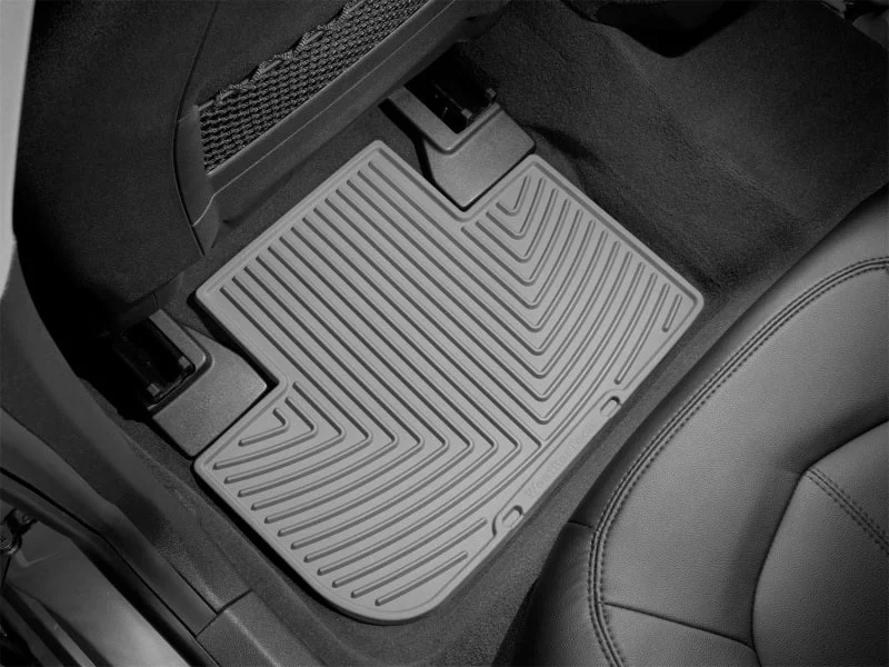 WeatherTech 05+ Cadillac STS Rear Rubber Mats - Grey - Additional View 5