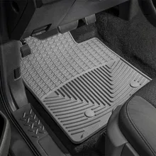 WeatherTech 10+ Lincoln MKZ Front Rubber Mats - Grey - Side View