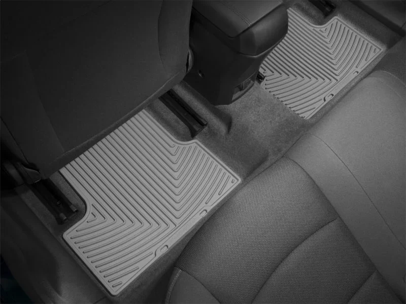 WeatherTech 11+ Chevrolet Cruze Rear Rubber Mats - Grey - Installation View
