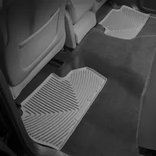WeatherTech 14+ Chevrolet Silverado Rear Rubber Mats - Grey - Additional View 5