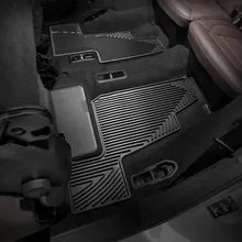 WeatherTech 13+ Mercedes-Benz GL-Class Rear Rubber Mats - Black - Additional View 5