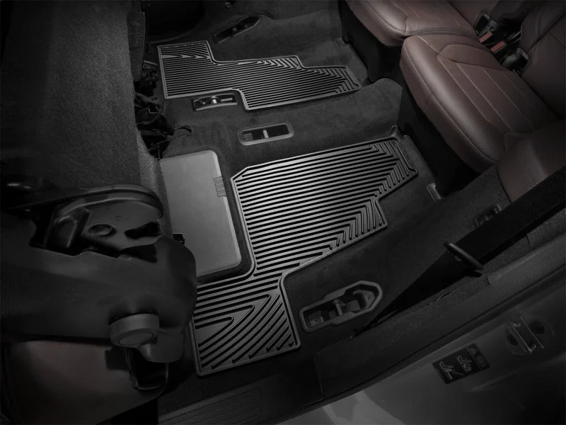 WeatherTech 13+ Mercedes-Benz GL-Class Rear Rubber Mats - Black - Additional View 5