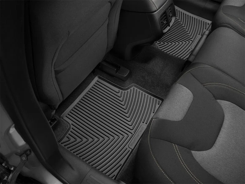 WeatherTech 14+ Jeep Cherokee Rear Rubber Mats - Black - Additional View 5