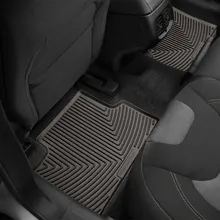 WeatherTech 2014+ Jeep Cherokee Rear Rubber Mats - Cocoa - Back View