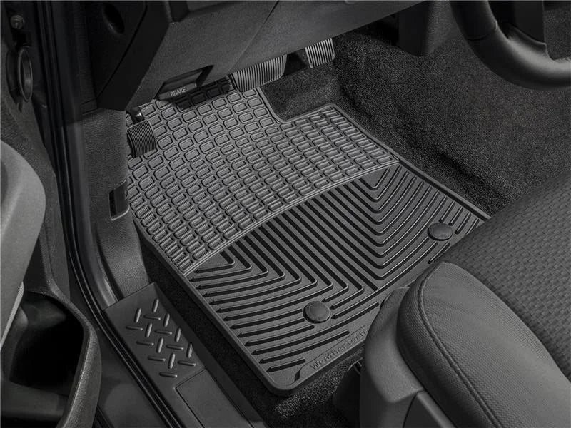 WeatherTech 02-04 Oldsmobile Bravada (4 door) Front Rubber Mats - Black - Side View