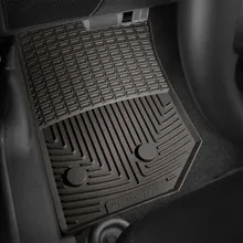 WeatherTech 2014-2016 Jeep Wrangler Unlimited Front Rubber Mats - Cocoa - Back View