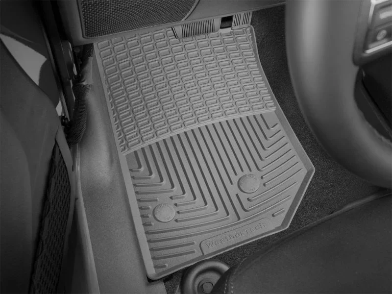 WeatherTech 2014-2016 Jeep Wrangler Unlimited Front Rubber Mats - Grey - Additional View 5