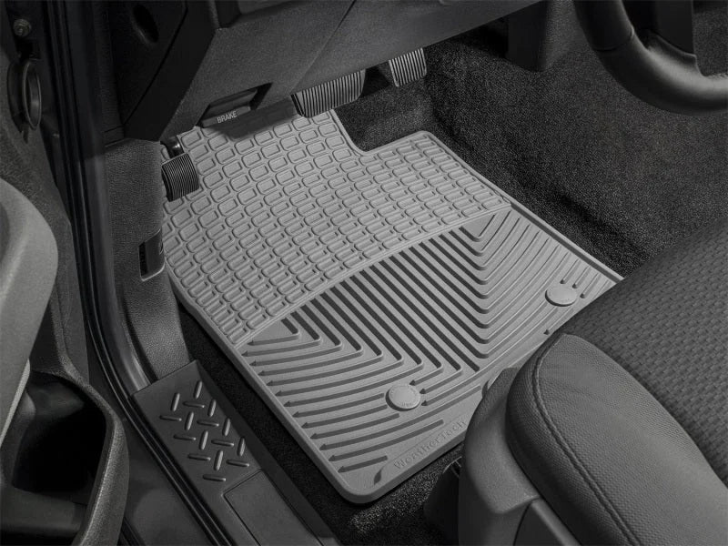 WeatherTech 02-04 Oldsmobile Bravada (4 door) Front Rubber Mats - Grey - Side View