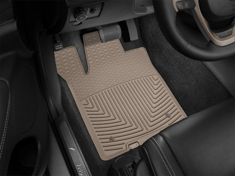 WeatherTech 2013+ Jeep Grand Cherokee Front Rubber Mats - Tan - Additional View 5
