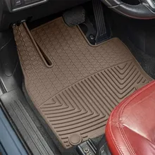 WeatherTech 17-23 Mazda CX-5 Front Rubber Mats - Tan - Back View