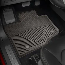 WeatherTech 2015+ Ford F-150 Front Rubber Mats - Cocoa - Back View