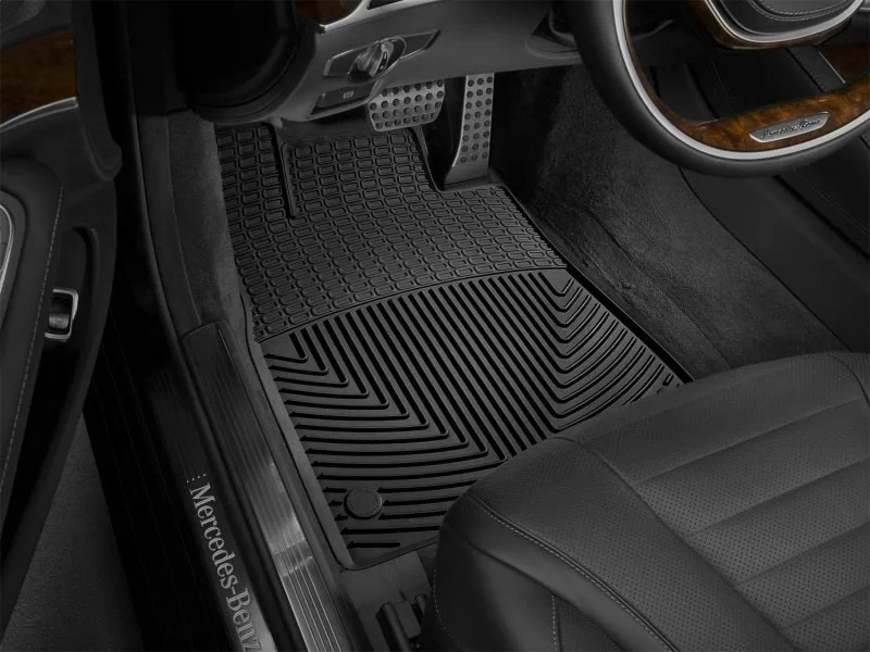 WeatherTech 2014+ Mercedes-Benz S-Class Front Rubber Mats - Black - Additional View 5