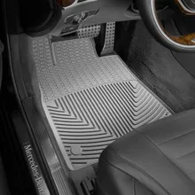 WeatherTech 2014+ Mercedes-Benz S-Class Front Rubber Mats - Grey - Additional View 5