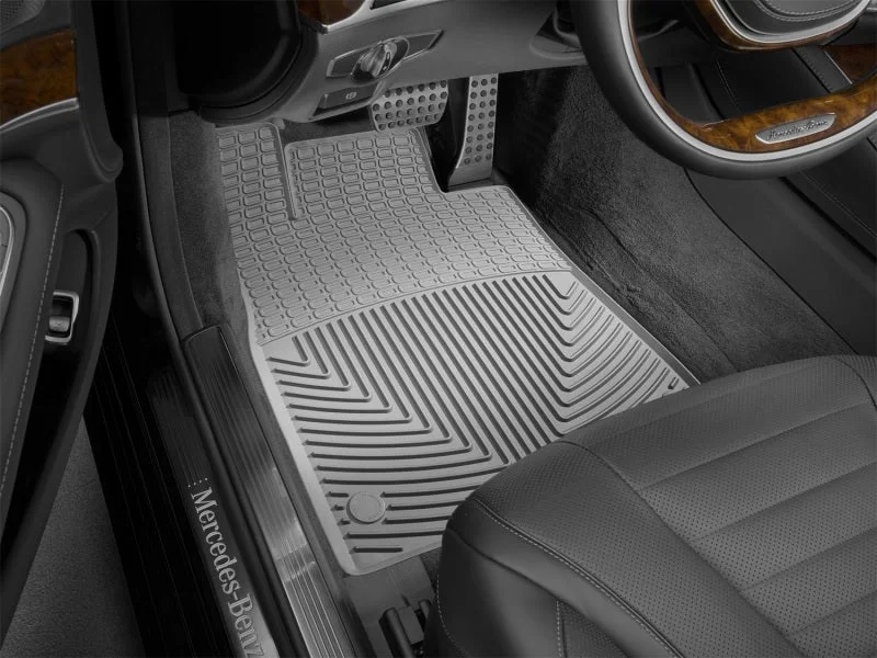 WeatherTech 2014+ Mercedes-Benz S-Class Front Rubber Mats - Grey - Additional View 5