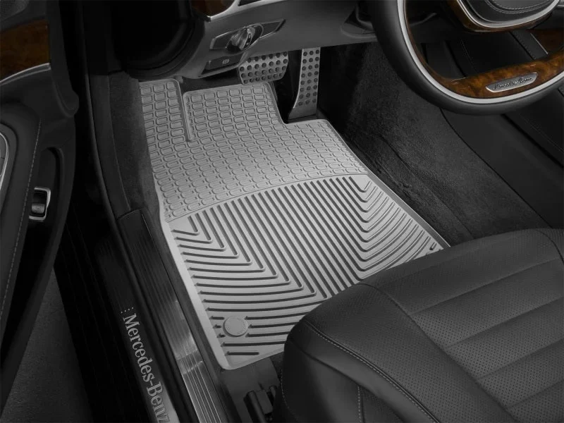 WeatherTech 2014+ Mercedes-Benz S-Class Front Rubber Mats - Grey - Additional View 6