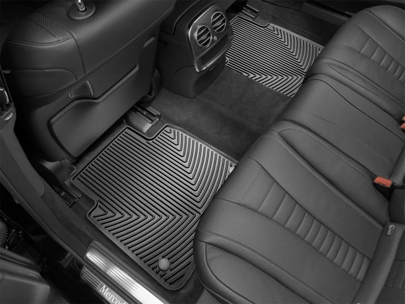 WeatherTech 2014-2015 Mercedes-Benz S-Class Rear Rubber Mats - Black - Additional View 7