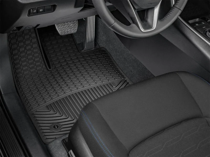 WeatherTech 19-22 Toyota RAV4 / 21-22 Toyota Venza Front Rubber Floor Mats - Black - Side View