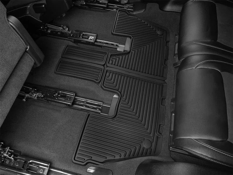 WeatherTech 21-23 Jeep Grand Cherokee L (6 Passenger Seating) Rear All-Weather Floor Mats - Black - Side View