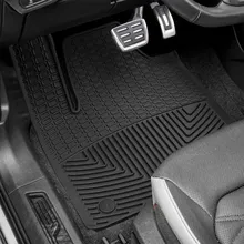 WeatherTech 18-24 Volkswagen Atlas (Incl. 20-24 Cross Sport) Front Rubber Mats - Black - Side View