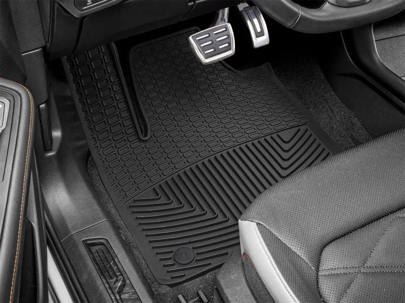 WeatherTech 18-24 Volkswagen Atlas (Incl. 20-24 Cross Sport) Front Rubber Mats - Black - Side View
