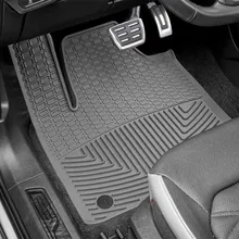 WeatherTech 18-24 Volkswagen Atlas (Incl. 20-24 Cross Sport) Front Rubber Mats - Grey - Side View