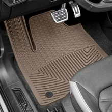 WeatherTech 18-24 Volkswagen Atlas (Incl. 20-24 Cross Sport) Front Rubber Mats - Tan - Side View