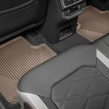 WeatherTech 18-24 Volkswagen Atlas (Incl. 20-24 Cross Sport) Rear Rubber Mats - Tan - Side View