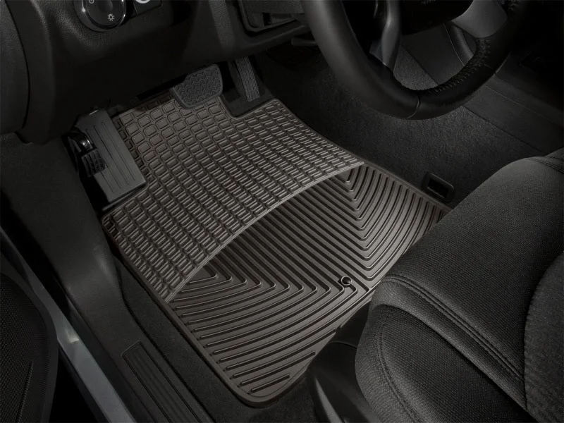 WeatherTech 09-17 Chevy Traverse / 08-17 Buick Enclave Front Rubber Mats - Cocoa - Back View