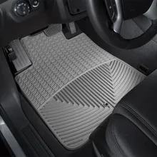 WeatherTech 07+ GMC Acadia Front Rubber Mats - Grey - Additional View 5