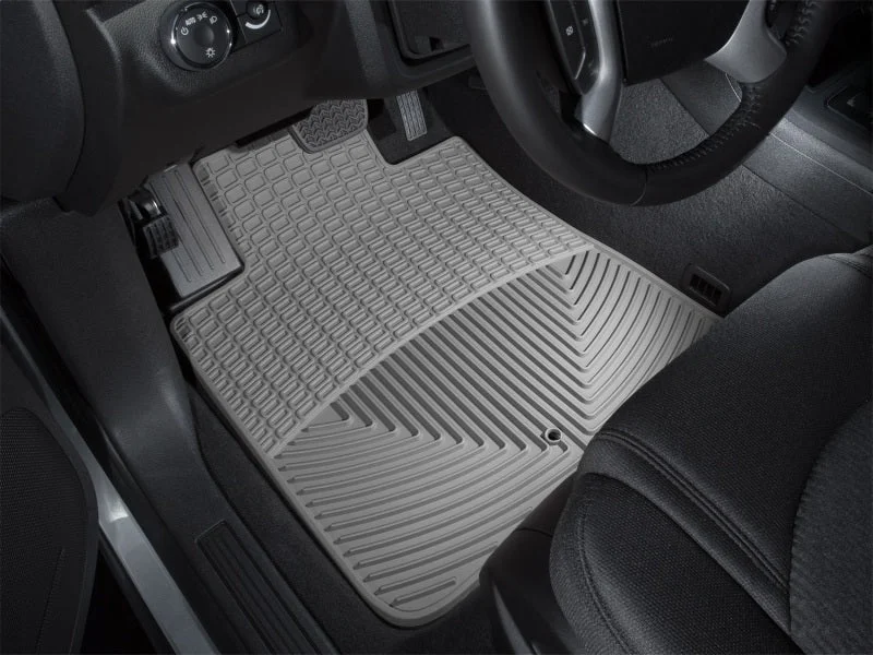 WeatherTech 07+ GMC Acadia Front Rubber Mats - Grey - Additional View 5