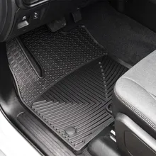 WeatherTech 2025 Ram Truck 1500 (Incl. RHO) CC/QC (No Vinyl) Front All-Weather Floor Mats - Black - Side View