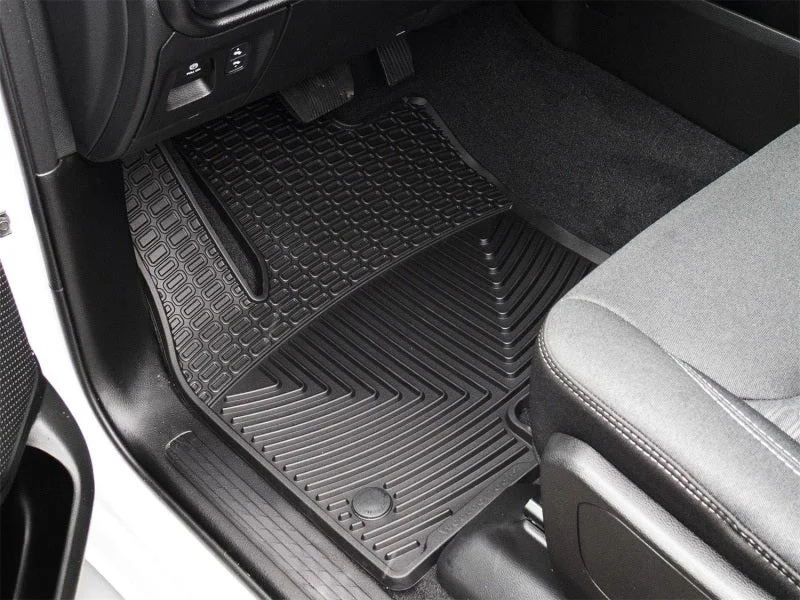 WeatherTech 2025 Ram Truck 1500 (Incl. RHO) CC/QC (No Vinyl) Front All-Weather Floor Mats - Black - Side View