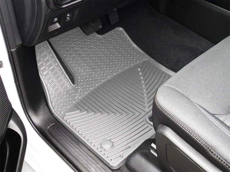 WeatherTech 2025 Ram Truck 1500 (Incl. RHO) CC/QC (No Vinyl) Front All-Weather Floor Mats - Grey - Side View