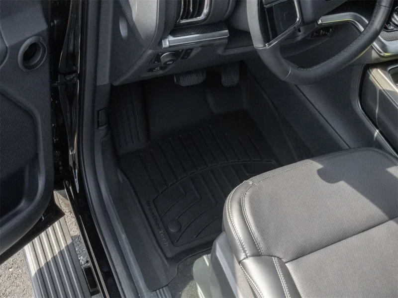 WeatherTech 25-26 Ford Expedition Front FloorLiner HP - Black - Back View
