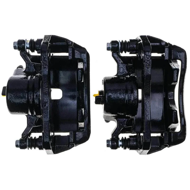 PowerStop Front Black Caliper - Pair w/Bracket fits 2002-2011 Honda Cr-v, Element - Additional View 6