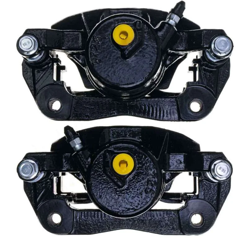PowerStop Front Black Caliper - Pair w/Bracket fits 2002-2011 Honda Cr-v, Element - Additional View 7