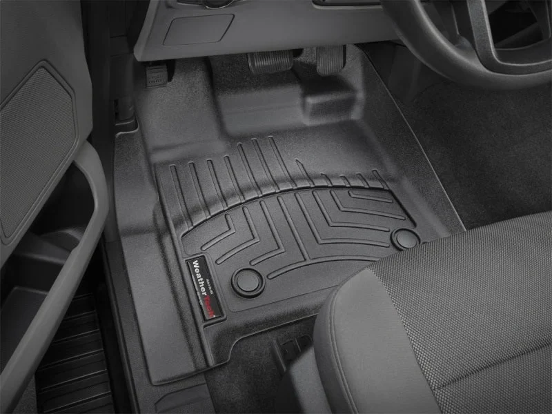 WeatherTech Front FloorLiner - Black fits 2024-2026 Ford Ranger, Ranger RAPTOR - Side View