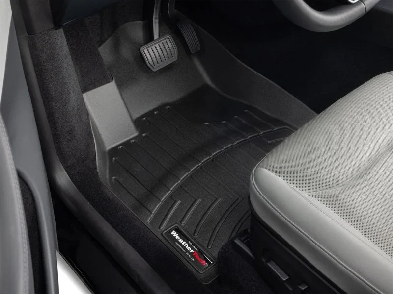 WeatherTech Front FloorLiner - Black fits 2026 Tesla Model Y - Side View