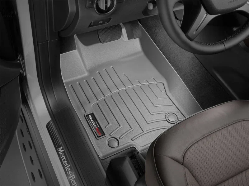 WeatherTech Front FloorLiner - Grey fits 2025-2026 Subaru Forester LIMITED Hybrid - Side View